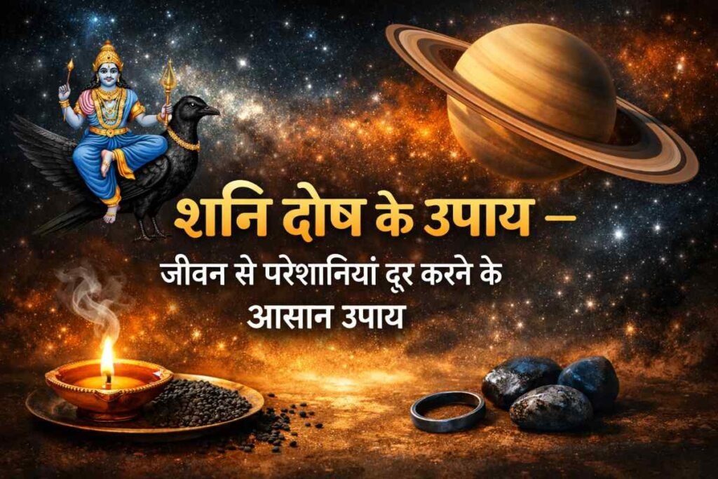 शनि दोष के उपाय – जीवन से परेशानियां दूर करने के आसान उपाय
